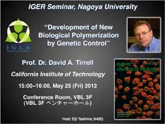 Lecture(Prof. David A. Tirrell)