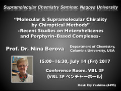 Lecture(Prof. Nina Berova)