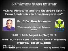 Lecture(Prof. Ron Naaman)